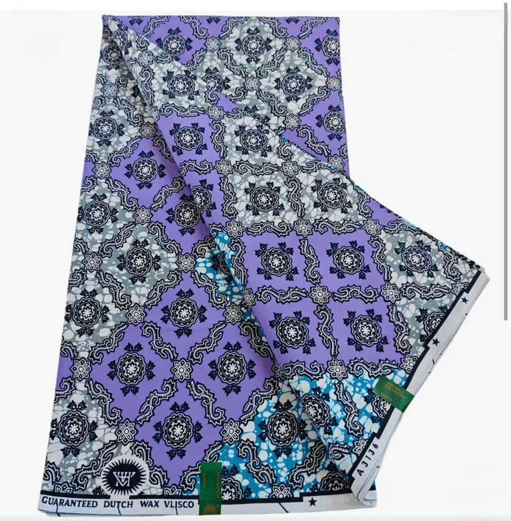 African wax fabric wraps