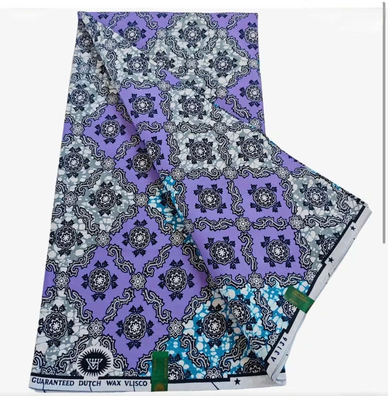 African wax fabric wraps