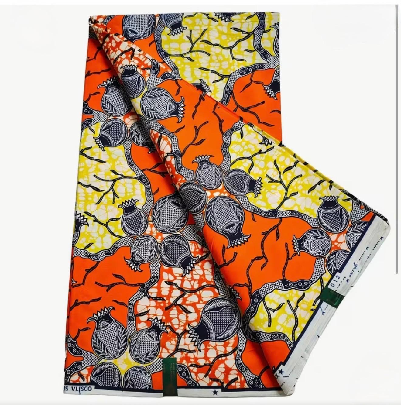 African wax fabric wraps