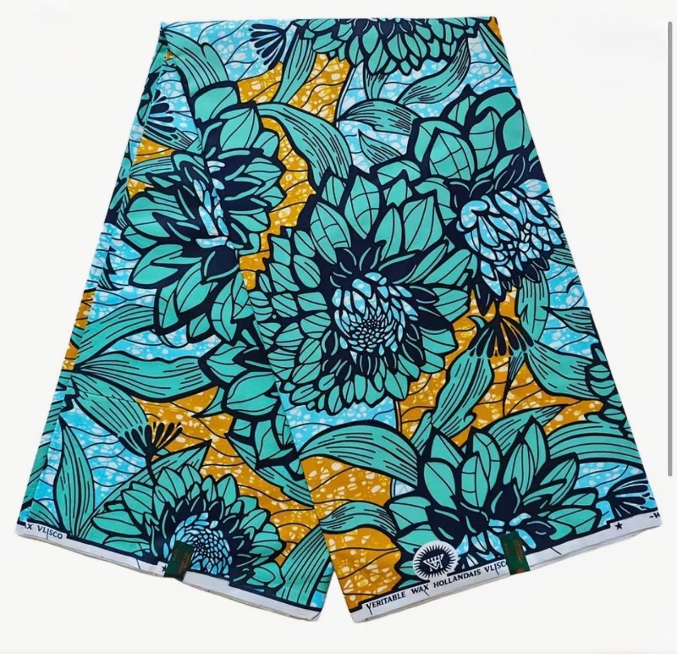 African wax fabric wraps