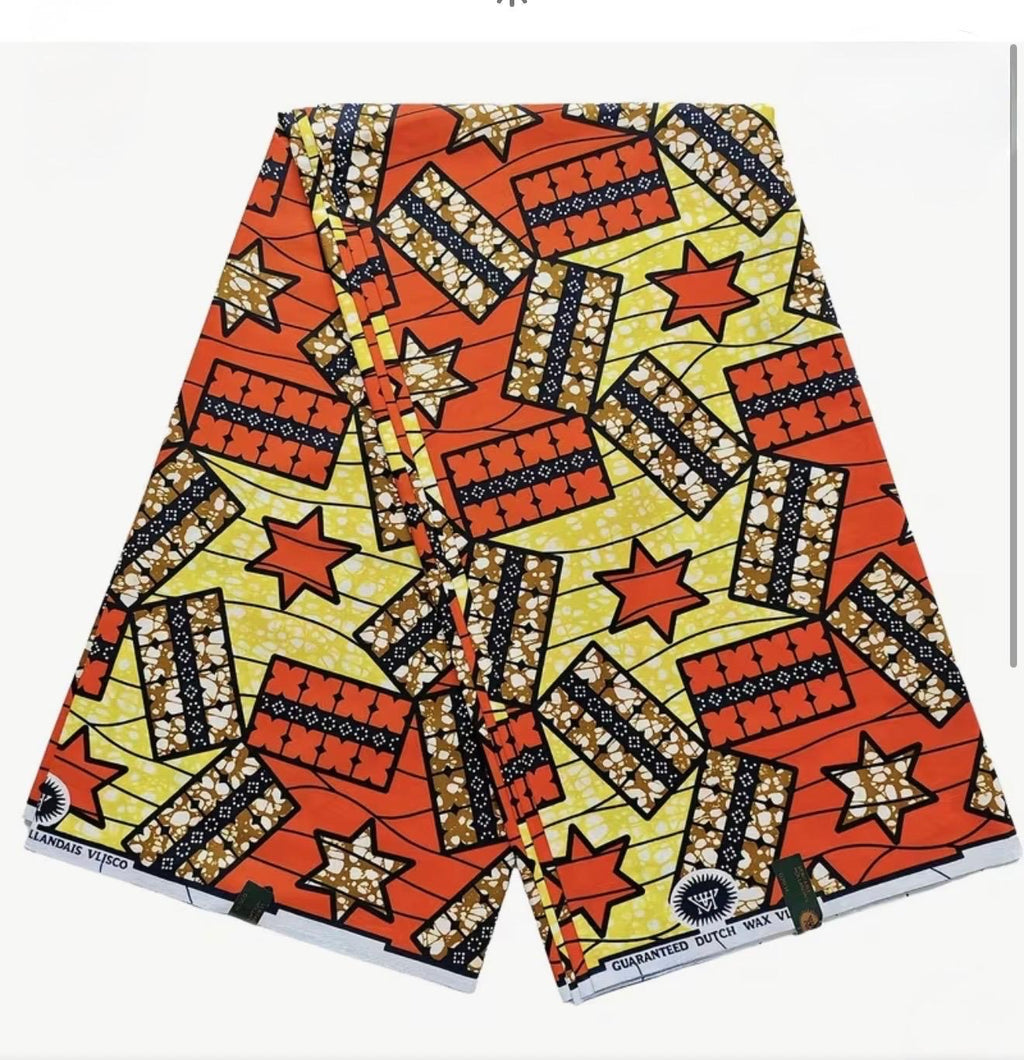 African wax fabric wraps