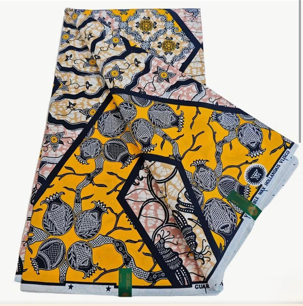 African wax fabric wraps