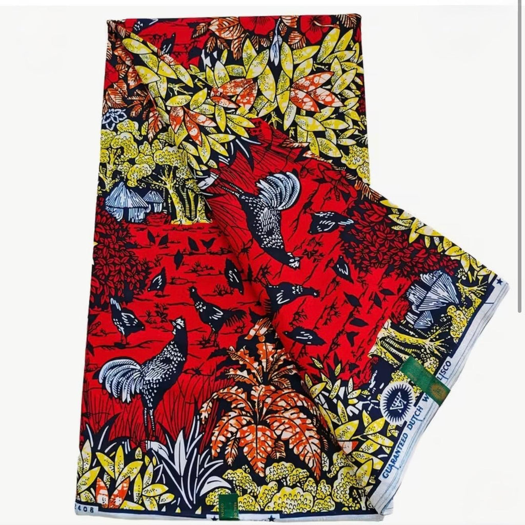 African wax fabric wraps