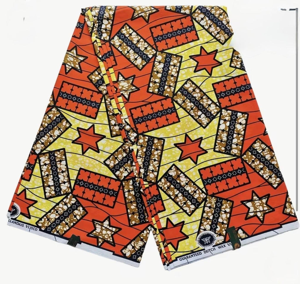 African wax fabric wraps