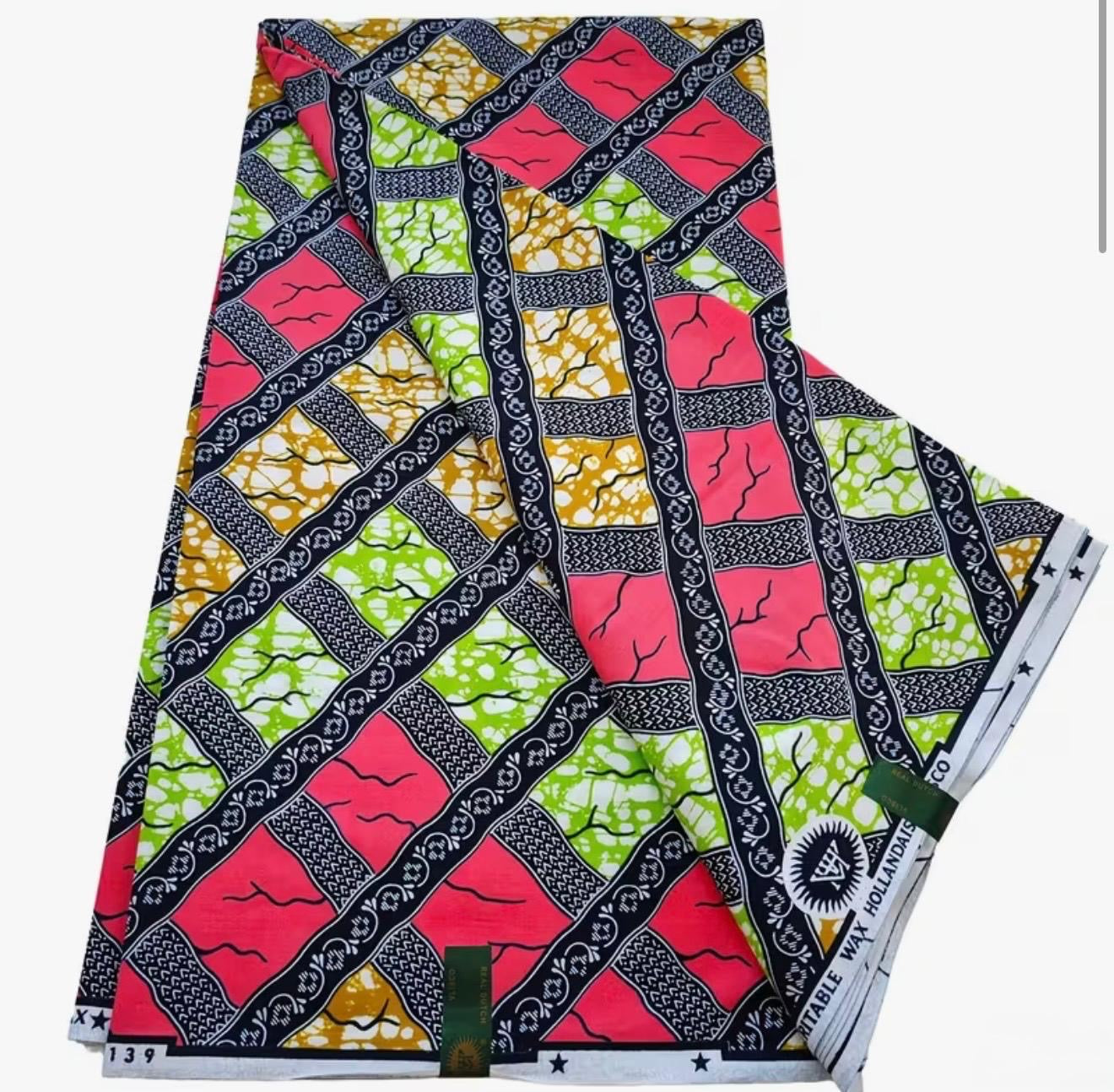 African wax fabric wraps