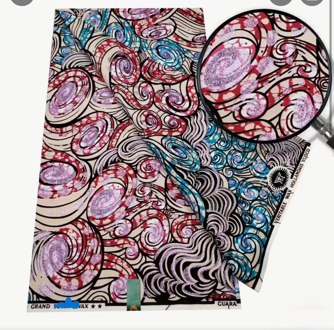 African wax fabric wraps