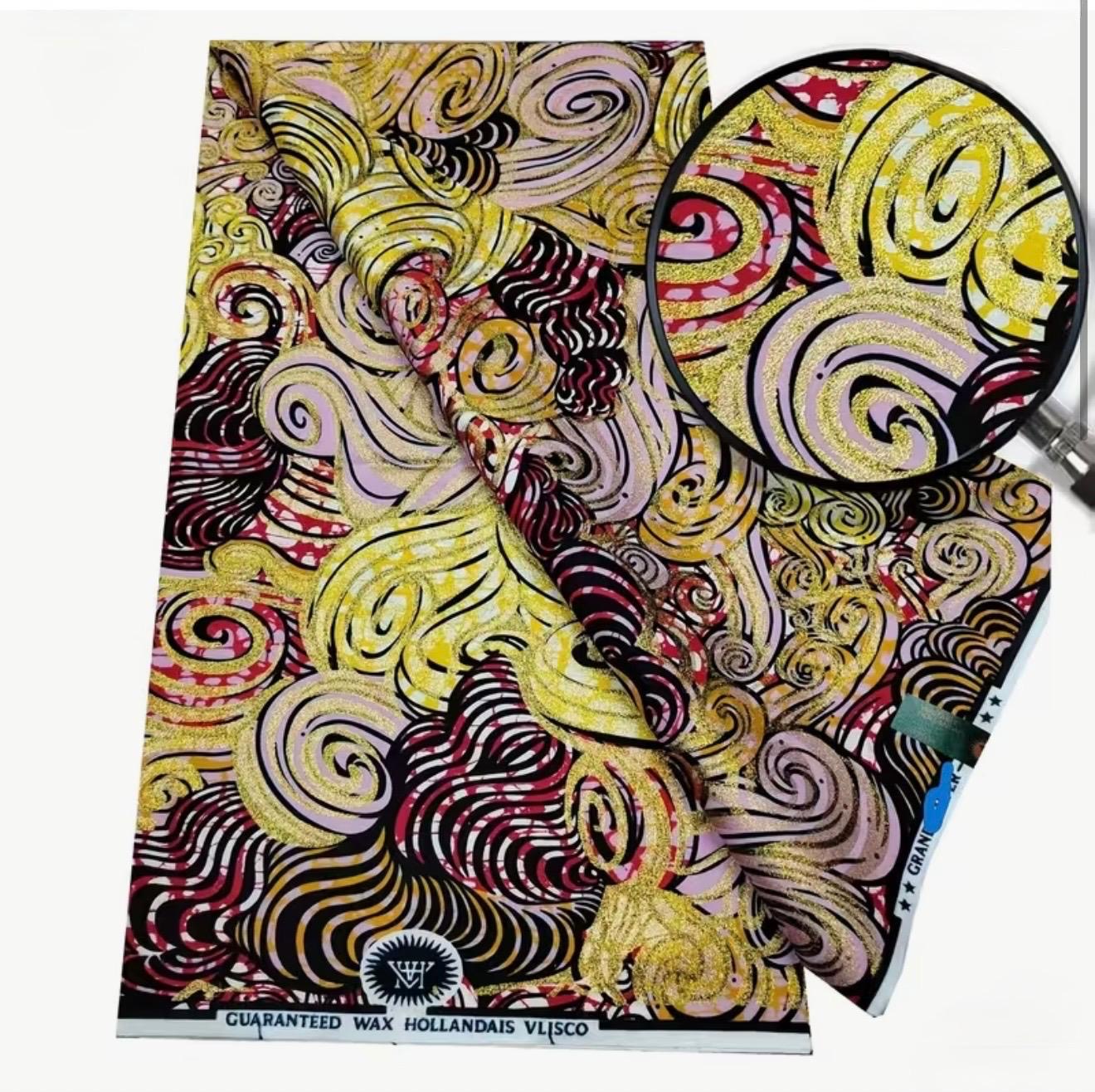 African wax fabric wraps