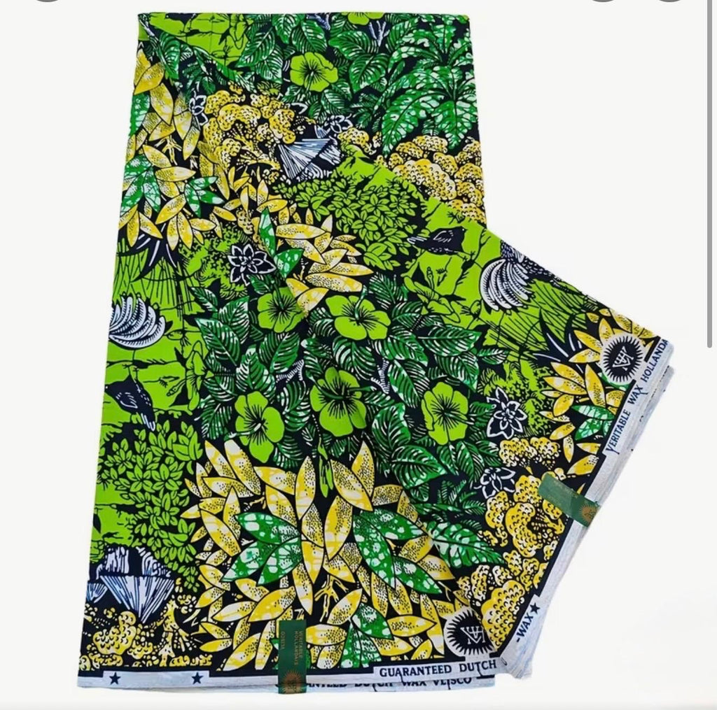 African wax fabric wraps