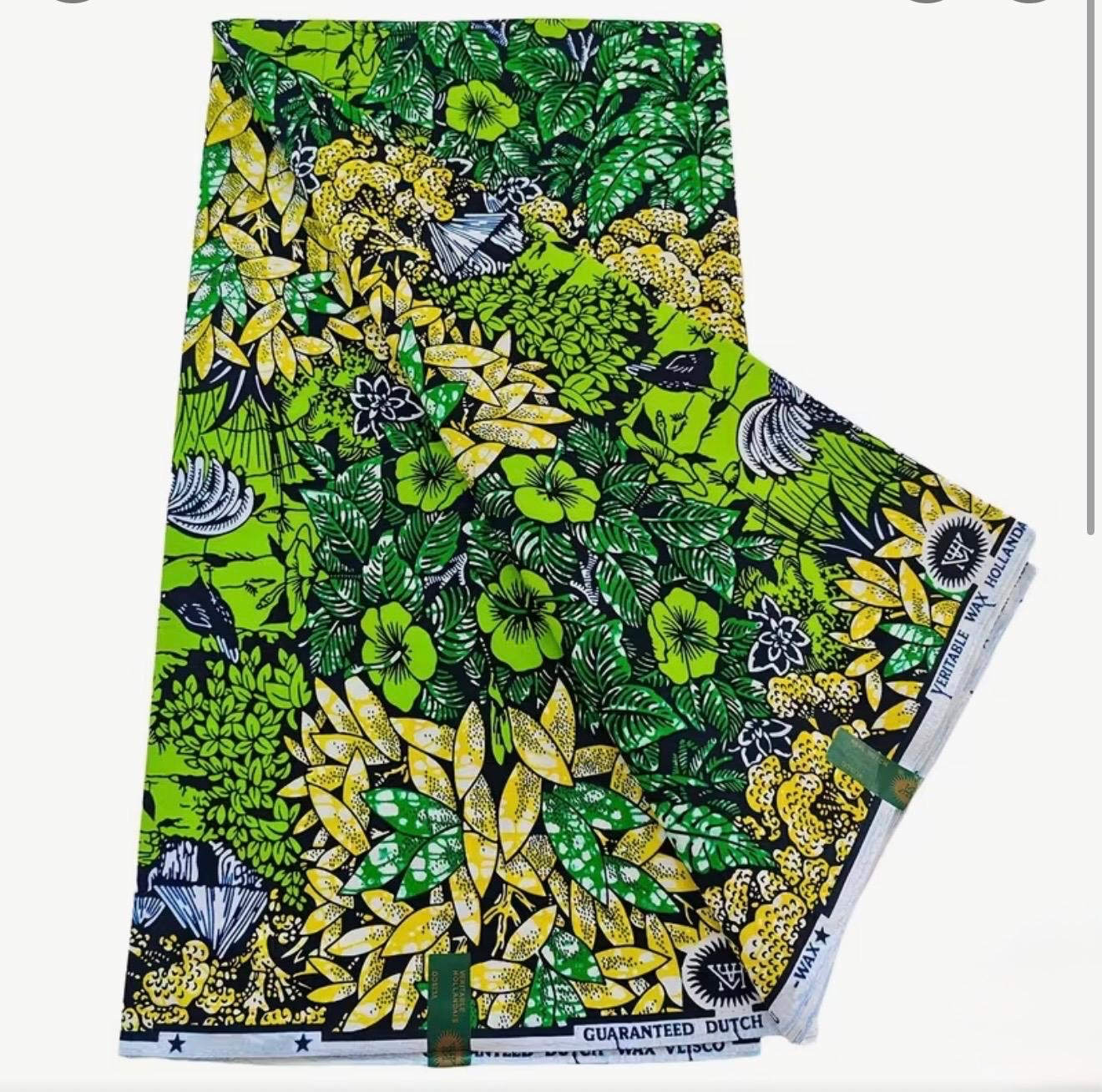 African wax fabric wraps